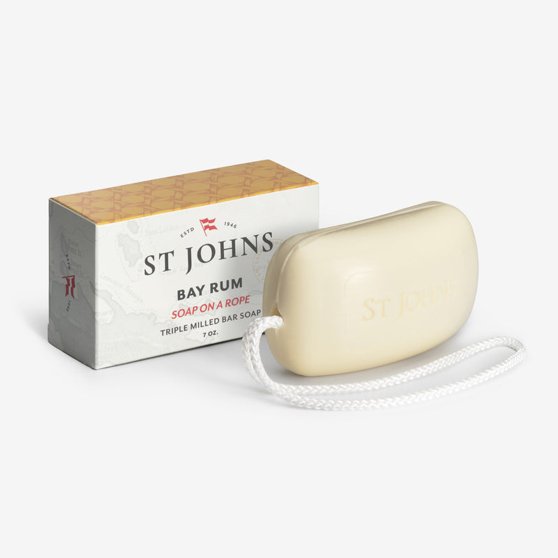 Sebago x St Johns Soap on a Rope - Bay Rum