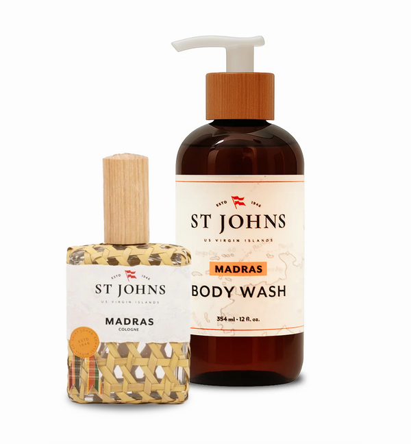 Madras Body Wash + 2oz Cologne Bundle