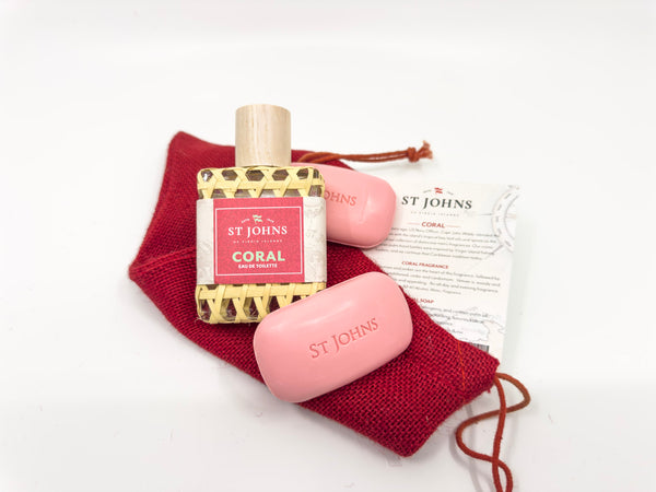 Coral Valentine's Day Gift Set