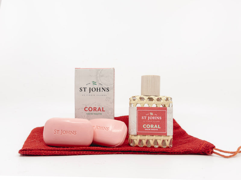 Coral Valentine's Day Gift Set