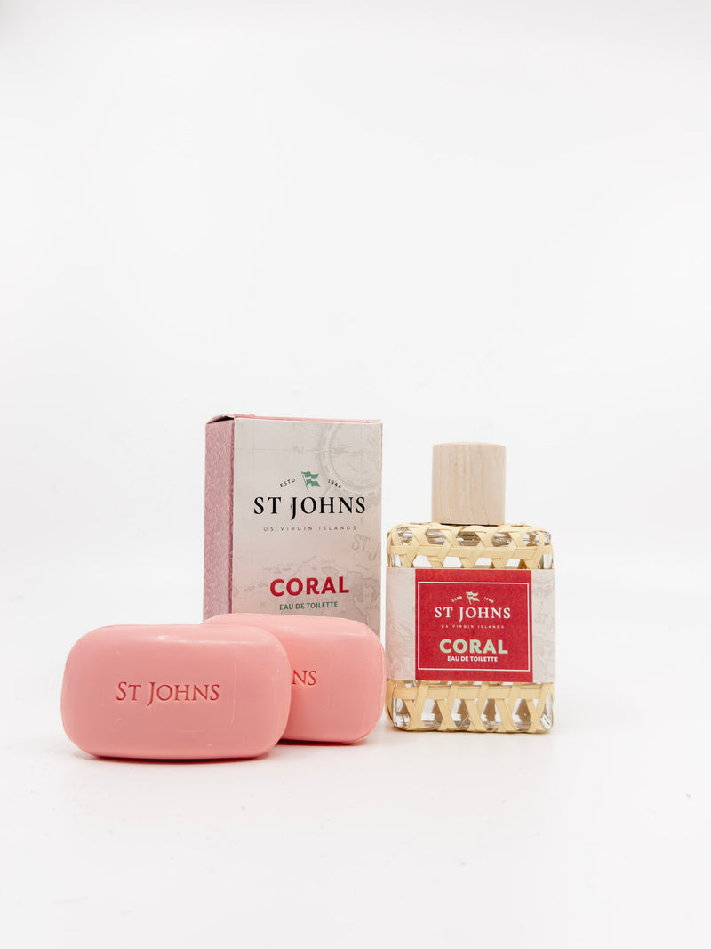 Coral Valentine's Day Gift Set