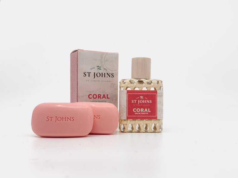 Coral Valentine's Day Gift Set