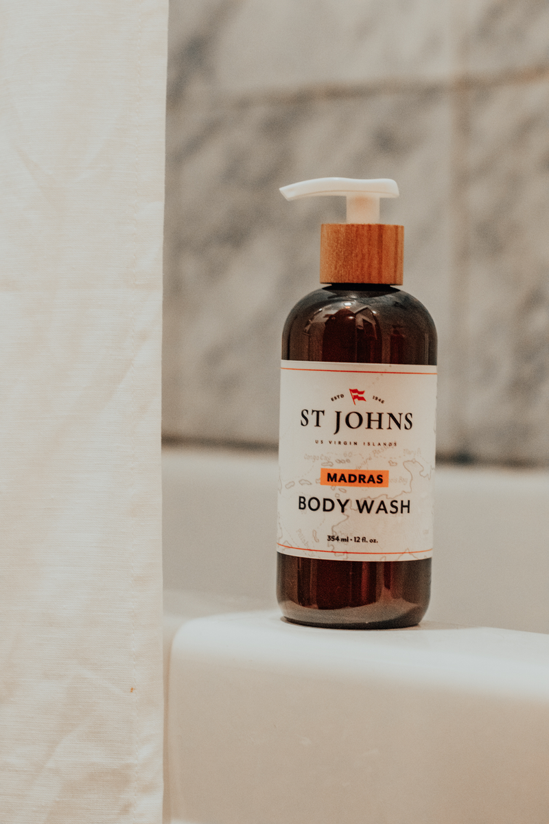 Madras Body Wash by St Johns for Daily Clean Rinse Madras Body Wash by St Johns for Daily Clean Rinse