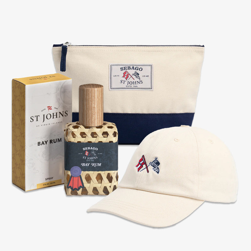Sebago x St. Johns Bay Rum Essentials Bundle