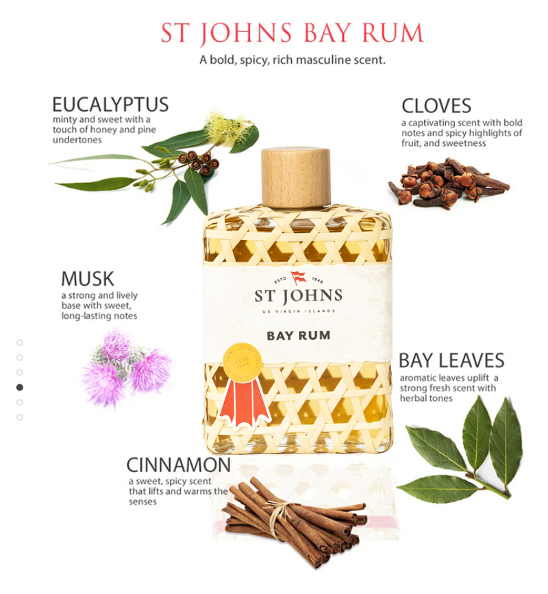 Bay Rum AfterShave  Buy the Best Bay Rum After shave for Men at St Johns  Fragrance Co