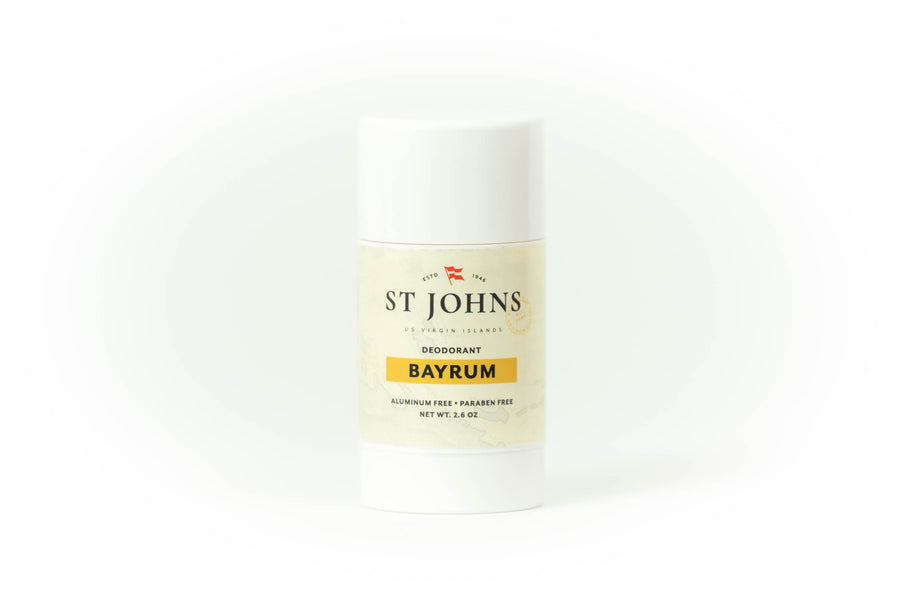 Bay Rum Aluminum-Free Deodorant 2-Pack bundle for daily use and travel convenience.